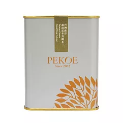 PEKOE精選─台灣鹿谷凍頂紅水烏龍茶，100g(金屬罐.銀灰)