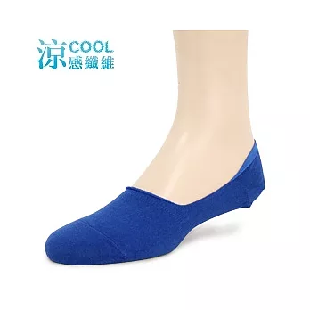 【 PULO 】涼感一體成型隱形低口襪-L-寶藍
