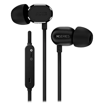 AKG N20U 黑色 鋁製外殼 專業素質 iOS/Android兼容 一鍵即轉 入耳式耳機黑色