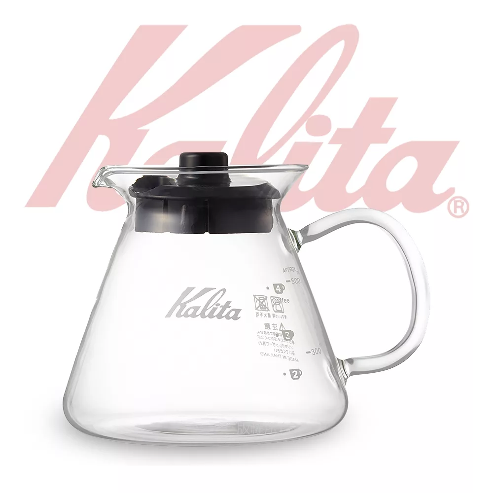 【日本】KALITA 手沖咖啡耐熱玻璃壺（約500ml）