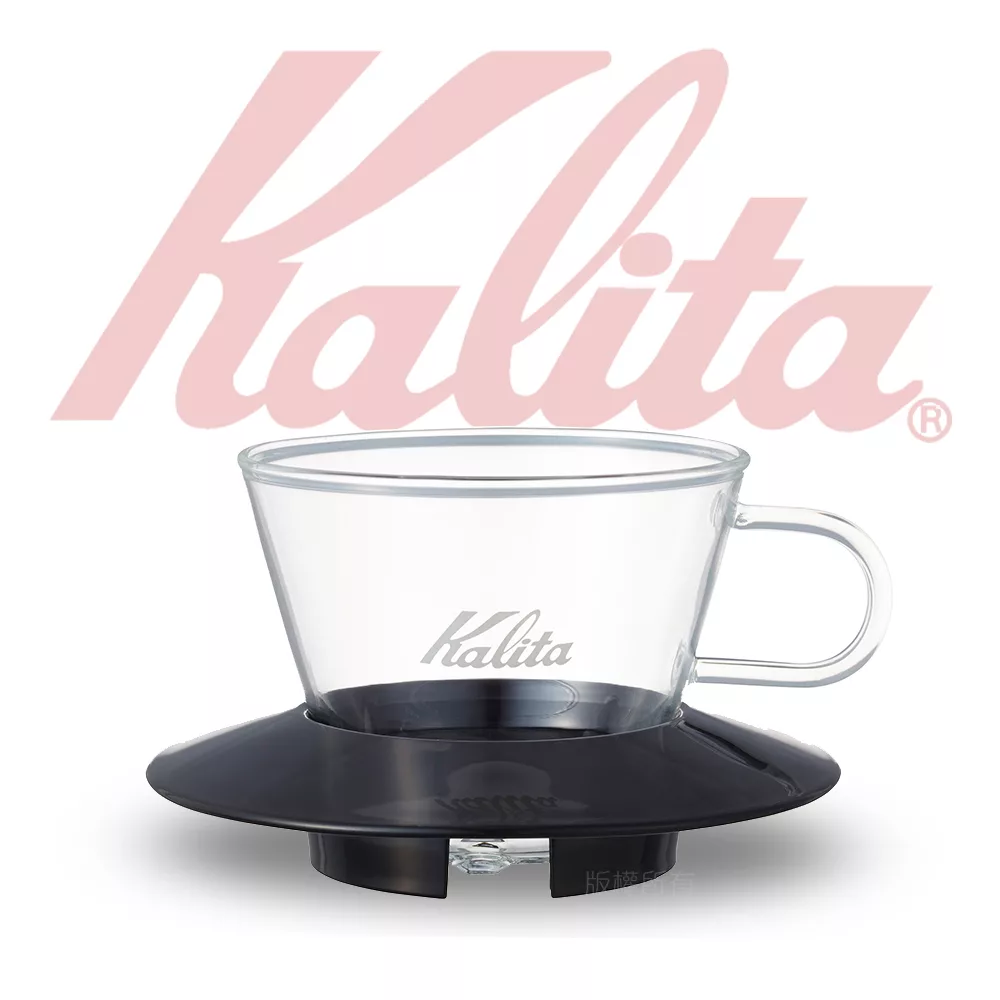 【日本】KALITA 155系列玻璃濾杯(經典黑)