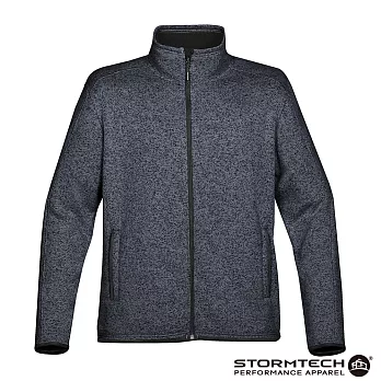 【加拿大STORMTECH】PMJ-1立領針織刷毛保暖外套-男L深藍