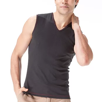 【MORINO摩力諾】抗菌防臭速乾無袖衫M黑色