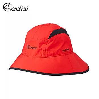 ADISI 3L防水高透氣盤帽(後大葉)AS16005 (F) / 城市綠洲專賣(三層布、3Layer、防水透氣、PTFE膜)紅/F