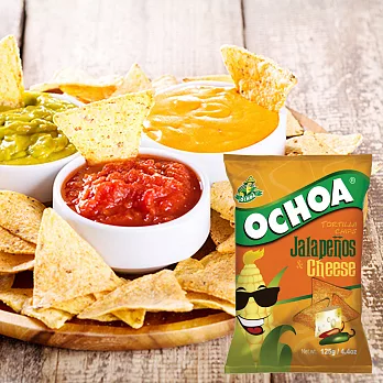 【Ochoa】奧喬亞墨西哥辣椒起司玉米片(450g)