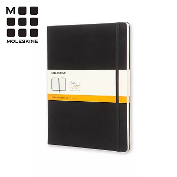 MOLESKINE 經典黑色硬殼筆記本 (XL型) -橫線