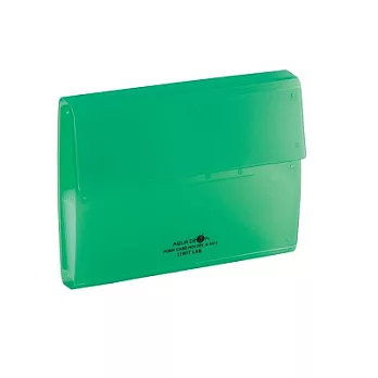 日本 LIHIT 雙排式卡片時尚隨身包-20入 ( A-5012 )蘋果綠