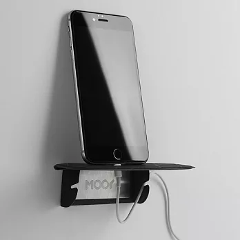 Plank 2.0 小力士磁吸辦公置物架-黑色