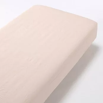 [MUJI無印良品]亞麻平織床包/D/雙人/粉紅色