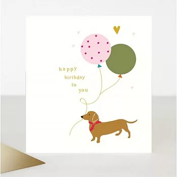 【caroline gardner】Happy Birthday To You 生日卡#動物系列#英國進口#TOE020