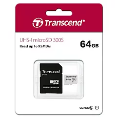 Transcend 創見 64GB U1 microSDXC UHS─I 300S 記憶卡