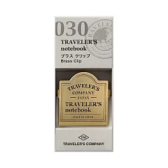 TRC Traveler’s Notebook 黃銅夾─TRC LOGO