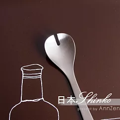 【AnnZen】《日本 Shinko》日本製 設計師 微笑酒窩系列─ 甜點匙