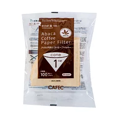 日本【CAFEC】麻纖維咖啡濾紙─100入(原色)