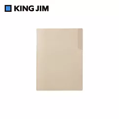 【KING JIM】EMILy 硬殼單頁資料夾 A4 奶茶棕 (EY749─BE)