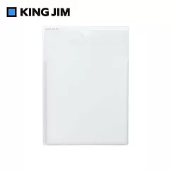 【KING JIM】Loose leaf IN 活頁紙 收納袋 透明白 (433T─WH)
