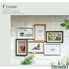 TROMSO法里尼立體6入相框─混木色