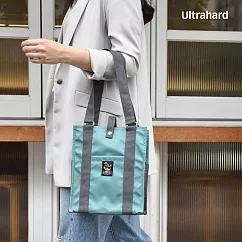 Ultrahard 尼龍方磚肩背提袋/兩用包 ─ 迷霧綠(S)
