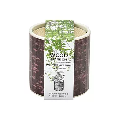 【聖新陶芸】Wood & Green 木紋陶瓷栽培組系列 櫻樹紋─野草莓