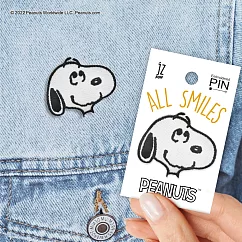 JzFun / 刺繡造型別針 Snoopy 史努比 (ALL SMILE)
