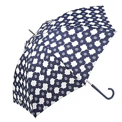【Wpc.】Camellia晴雨抗UV輕量勾把直傘 ‧ 深藍