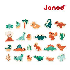 【法國Janod】我愛小恐龍─遊戲磁吸片