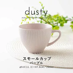 【Minoru陶器】Dusty透釉陶瓷馬克杯200ml ‧ 紫