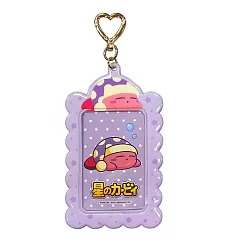 【日本正版授權】星之卡比 造型票卡夾 票夾/證件套/悠遊卡夾 卡比之星/Kirby ─ 紫色款