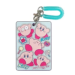 【日本正版授權】星之卡比 矽膠 彈力票卡夾 票夾/證件套/悠遊卡夾 卡比之星/Kirby ─ 綠色款