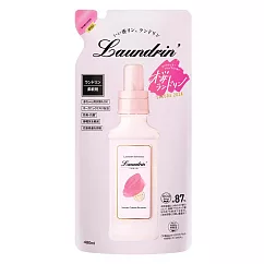 日本Laundrin’<朗德林>香水柔軟精補充包─櫻花香氛480ml