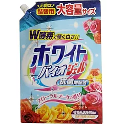 日本製抗菌白淨酵素洗衣精補充包1220g