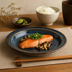 【日本Marusan Kondo】Boden窯變 輕量陶瓷淺盤16cm ‧ 暗礦藍