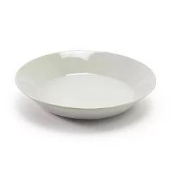 【日本Aito製作所】美濃燒|窯燒素釉 陶瓷深盤20.7cm ‧ 經典白