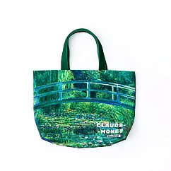 翡冷翠文創藝術小提袋|莫內《睡蓮與柳樹+日本橋》