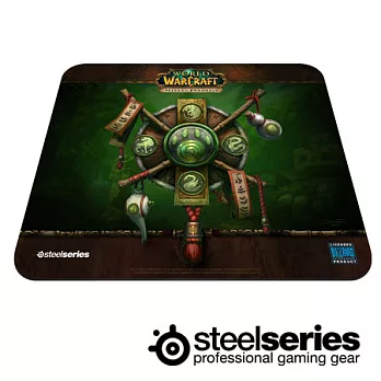 SteelSeries QcK 魔獸世界 PandaCrest 盾徽滑鼠墊