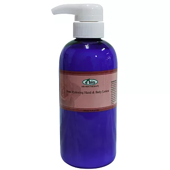 e’bio浪漫玫瑰複方精油保溼乳液500ml~臉&身體