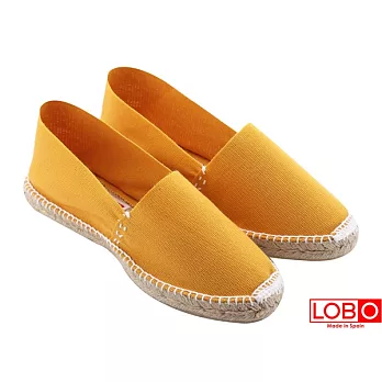 【LOBO】西班牙百年品牌Plana手工草編平底鞋-芥末黃 情侶男/女款34芥末黃
