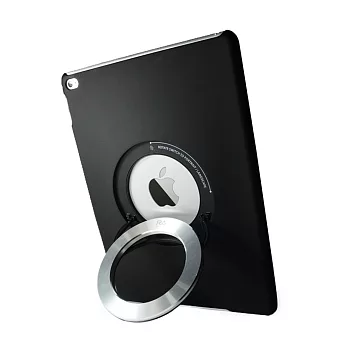 【Rolling Ave.】iCircle ipad Air 2 背蓋支架黑色銀環