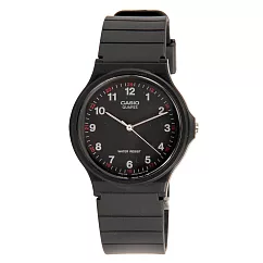 CASIO 卡西歐MQ─24 極簡時尚指針中性錶─ 黑面白字 1B