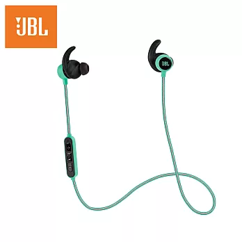 JBL Reflect Mini BT 極輕量藍牙運動耳機粉綠色