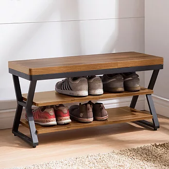 《Homelike》愛琳娜工業風穿鞋椅