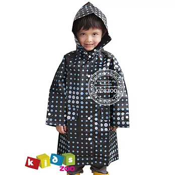 【kidszoo】中童時尚EVA兒童雨衣_水波點點