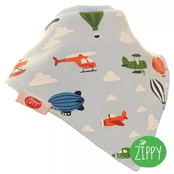 英國Zippy 幼兒時尚口水巾-飛行器