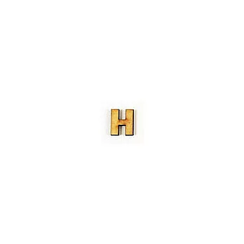 小英文字母,(木質素材)- H