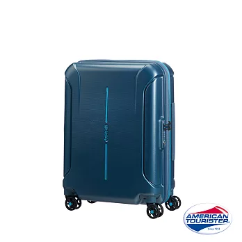 AT美國旅行者 20吋Technum防刮飛機輪TSA海關鎖行李箱(藍)