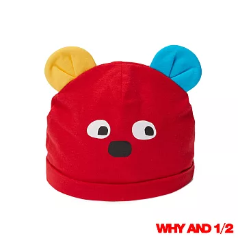 WHY AND 1/2 mini 普普熊嬰兒帽 多色可選46紅色
