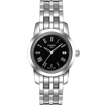TISSOT CLASSIC DREAM 經典時髦女性腕錶-黑-T0332101105300