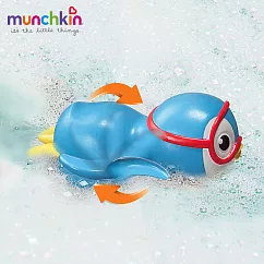 munchkin滿趣健─游泳企鵝洗澡玩具─藍