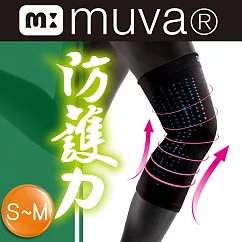 【muva】運動機能透氣護膝(2入)S─M黑色