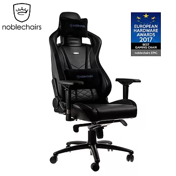 noblechairs 皇家EPIC系列 電腦椅/辦公椅/電競超跑椅-PU經典款-黑/藍